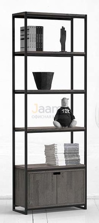 Мебель для персонала Стеллаж низкий с ящиком METALFRAME OAK 4