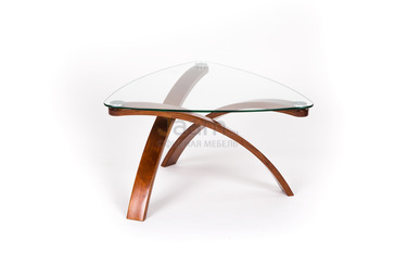 Журнальный столик из стекла Гурон 3
