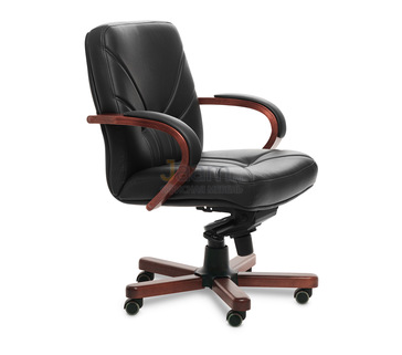 Кресло для руководителя VERONA B кожа+кож.зам.