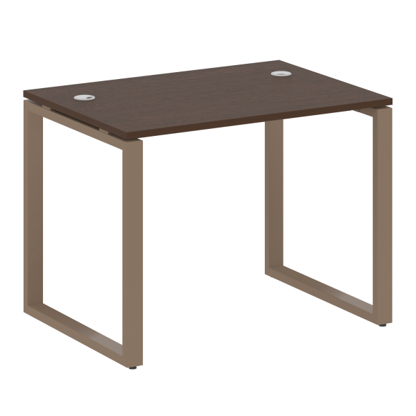 Стол письменный Metal System Style БО.СП-1 1000x720x750 (Венге Цаво/Мокко металл)