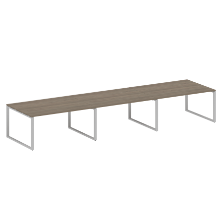 Переговорный стол 3 столешницы Metal System Style БО.ПРГ-3.4 4800x1235x750