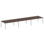 Стол для переговоров (3 столешницы) на А-образном м/к Metal System Style БА.ПРГ-3.5 5400x1235x750