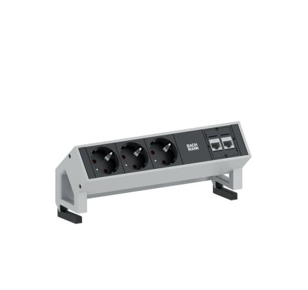 DESK II 3+2xRJ45+1,5 кабель (Серый)