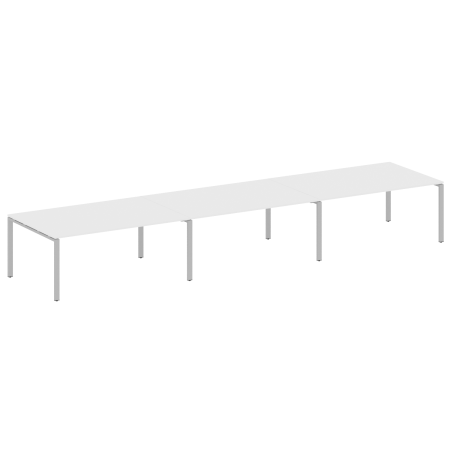 Переговорный стол 3 столешницы Metal System Style БП.ПРГ-3.5 5400x1235x750