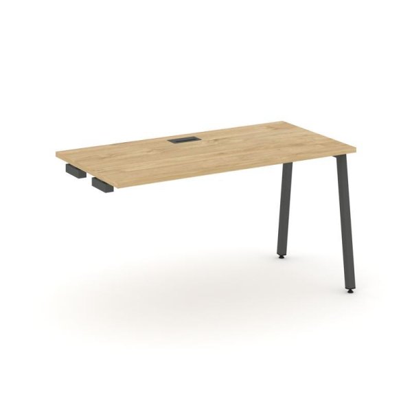 Стол-приставка к опорным элементам SN-4A.OPRS-022 (1180х800х750) (Тиквуд Светлый/Металл Антрацит)