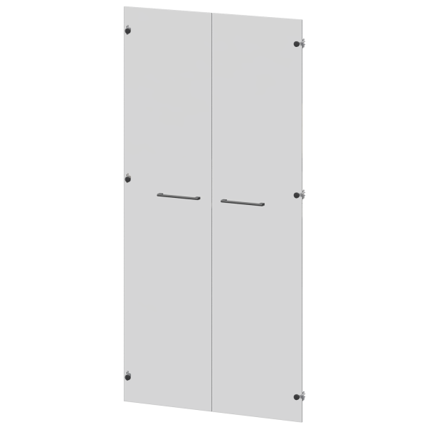 Фасады стеклянные Кортез KZF-48S(Ч) 784x4x1564 (Тонированный)