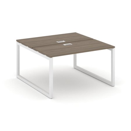 Рабочая станция 2-х сторонняя SN-5O.DRS-002 (1180х1232х750) (Вяз Благородный/Металл Белый)