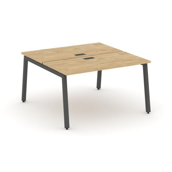 Рабочая станция 2-х сторонняя SN-5A.DRS-012 (1180х1432х750) (Тиквуд Светлый/Металл Антрацит)