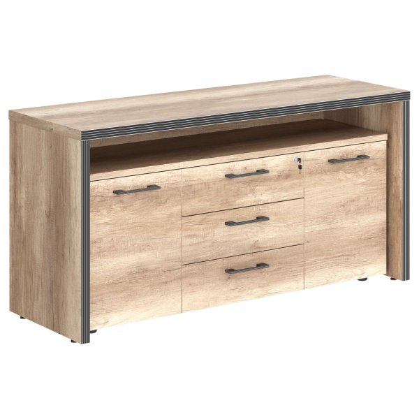 Тумба с фригобаром Torr TTF-3D 1600x550x800 (Дуб Каньон)