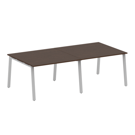 Стол для переговоров (2 столешницы) на А-образном м/к Metal System Style БА.ПРГ-2.2 2400x1235x750