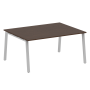 Стол для переговоров (1 столешница) на А-образном м/к Metal System Style БА.ПРГ-1.4 1600x1235x750