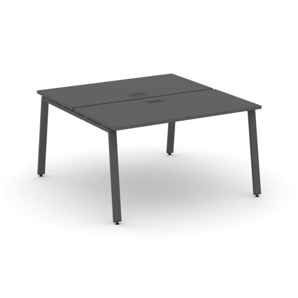 Рабочая станция 2-х сторонняя SN-6A.DRS-012 (1180х1432х750) (Антрацит/Металл Антрацит)