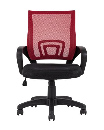 Кресло офисное TopChairs Simple красное (Компьютерное кресло Simple красный)