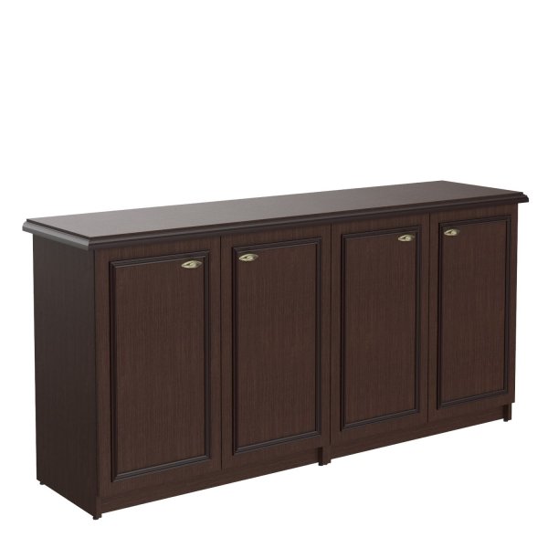 Шкаф низкий 2-х секционный Raut RLW 185 1808x466x886 (Венге Магия)