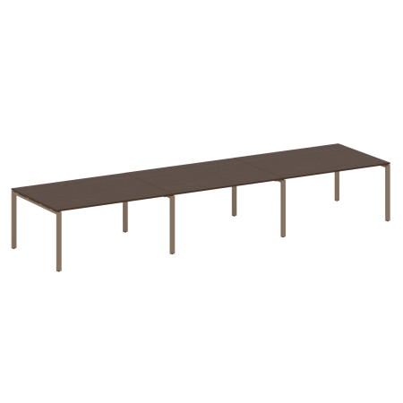 Переговорный стол 3 столешницы Metal System Style БП.ПРГ-3.4 4800x1235x750