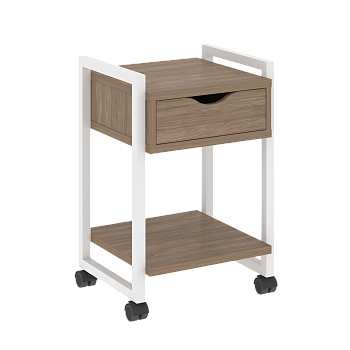 Тумба на колесных опорах с ящиком и полкой VR.L-T1.K 500x460x767