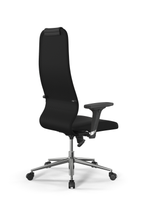 Кресло для руководителя Метта Sit 8 B1-10D - UMF(X1) /Uh02/Wh00/D02P(M09.B23.G18.W01) (Черный)