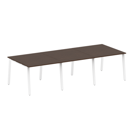 Стол для переговоров (3 столешницы) на А-образном м/к Metal System Style БА.ПРГ-3.1 3000x1235x750