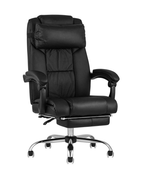 Кресло руководителя TopChairs Royal черное (Компьютерное кресло Royal черный)
