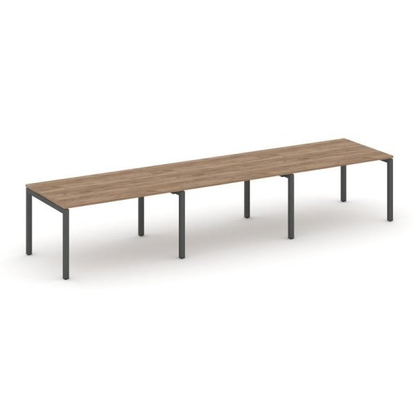 Стол переговорный SN-5P.SPRG-024.3 (4740х980х750) (Дуб Табак/Металл Антрацит)