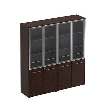 Шкаф комбинированный высокий (стекло + стекло) Reventon МЕ 360 1840x460x1960