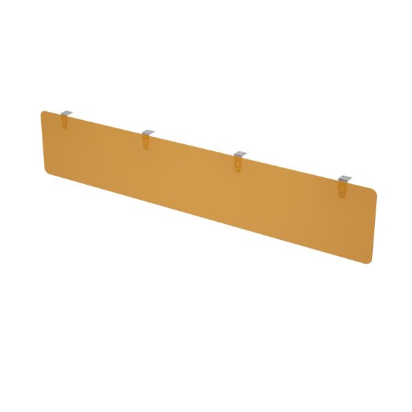 Экран подстольный оргстекло Gloss 9НЭК.020.1 Оранжевый 1400x4x300 (Ivory)